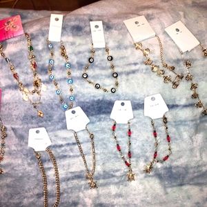 Ankle charm bracelets